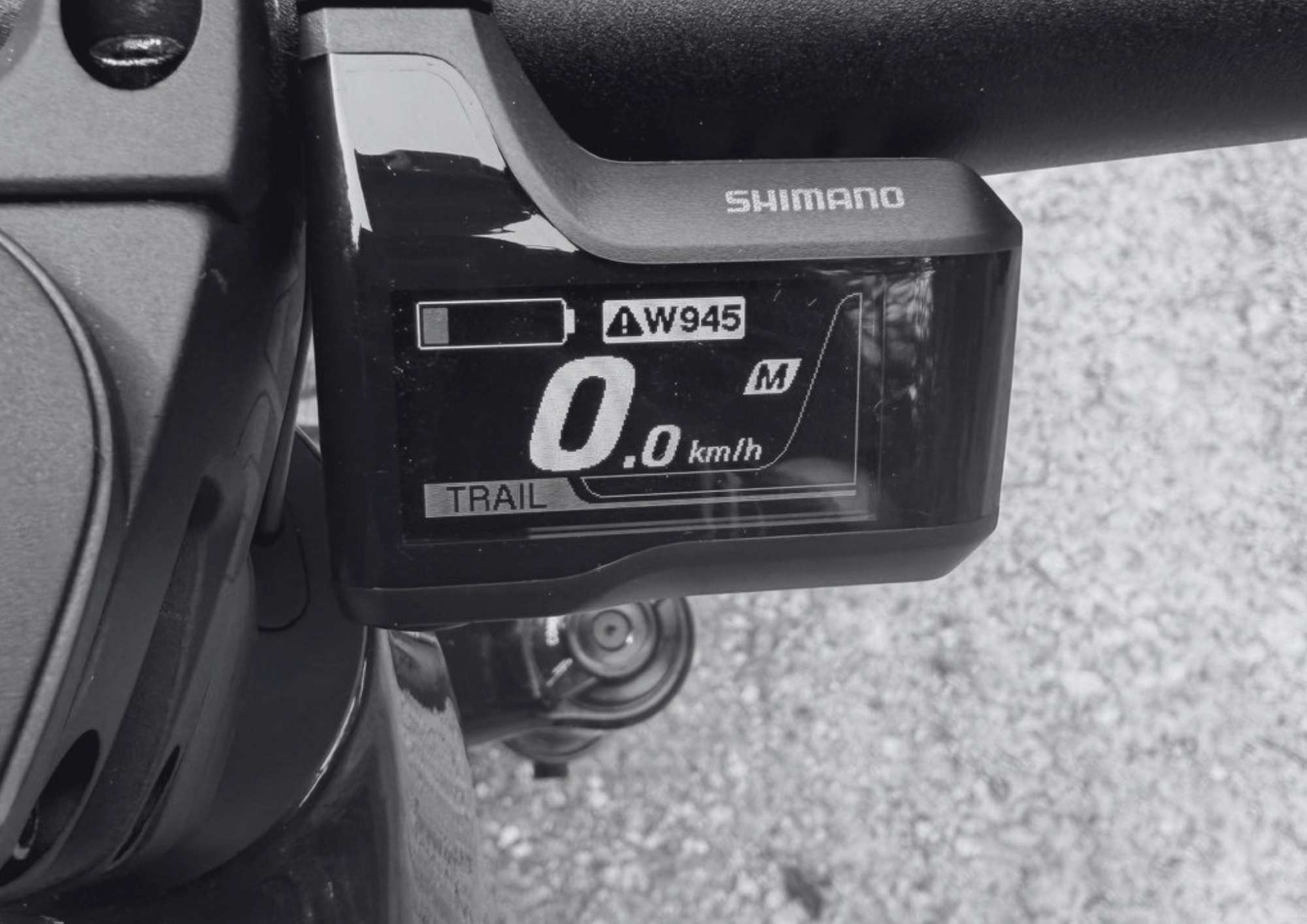 Shimano-Steps-Display mit Fehlercode W945